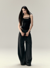 Loose Drape Spring Trousers